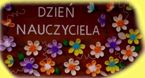 Tablica z napisem dzień nauczyciela